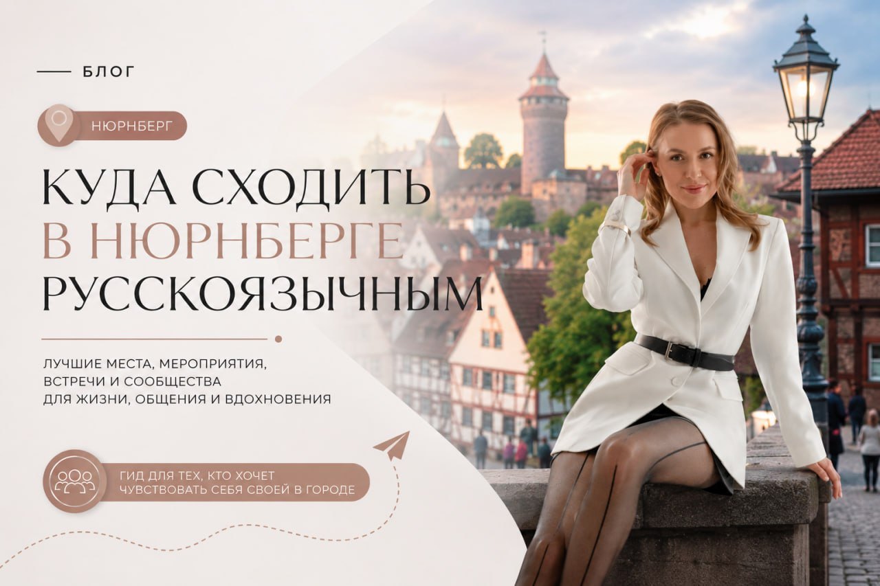 Куда сходить в Нюрнберге русскоязычным: живые встречи, идеи и нетворкинг